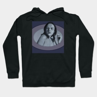 Portrait of a Woman Being Watched Hoodie